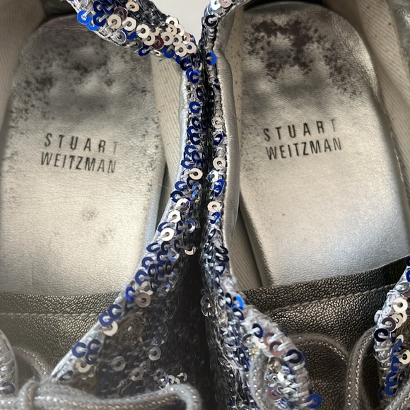 EUC Stuart Weitzman sequinned sneakers - Picture 13 of 14